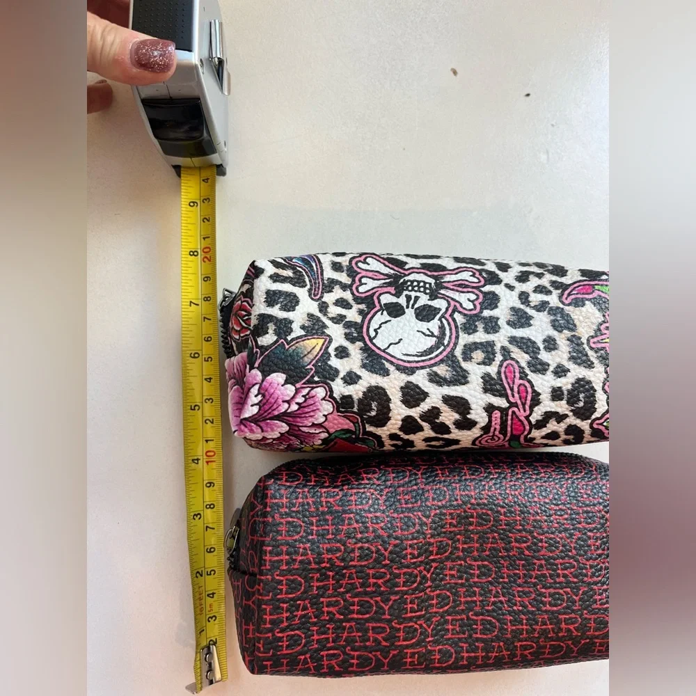 Ed Hardy Cosmetic Makeup Bag 4 Piece Set